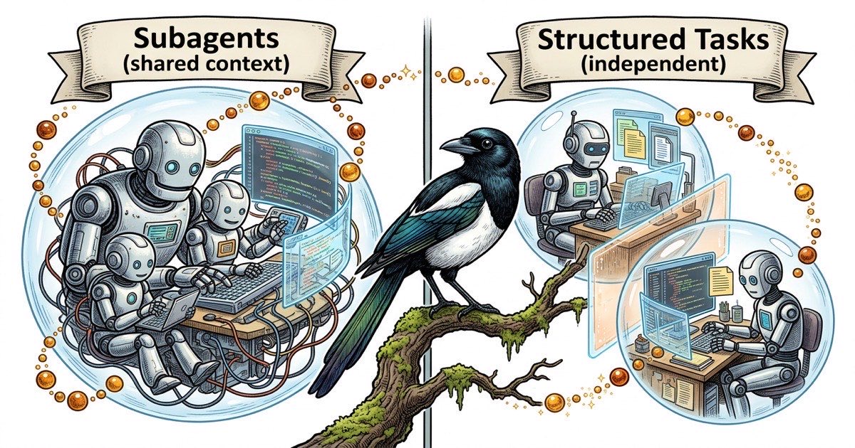 When to Use Claude Code Subagents vs Structured Task Breakdown